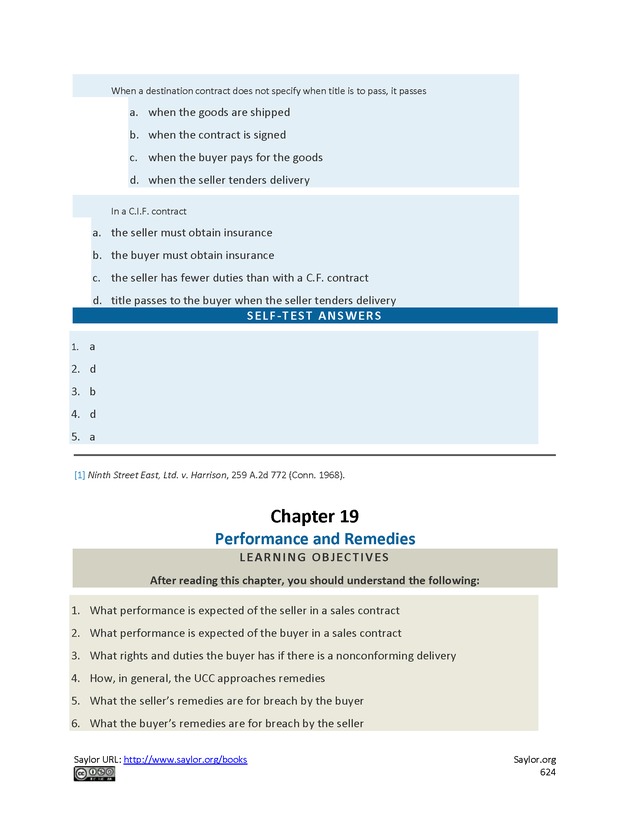 Business Law and the Legal Environment - Page 624